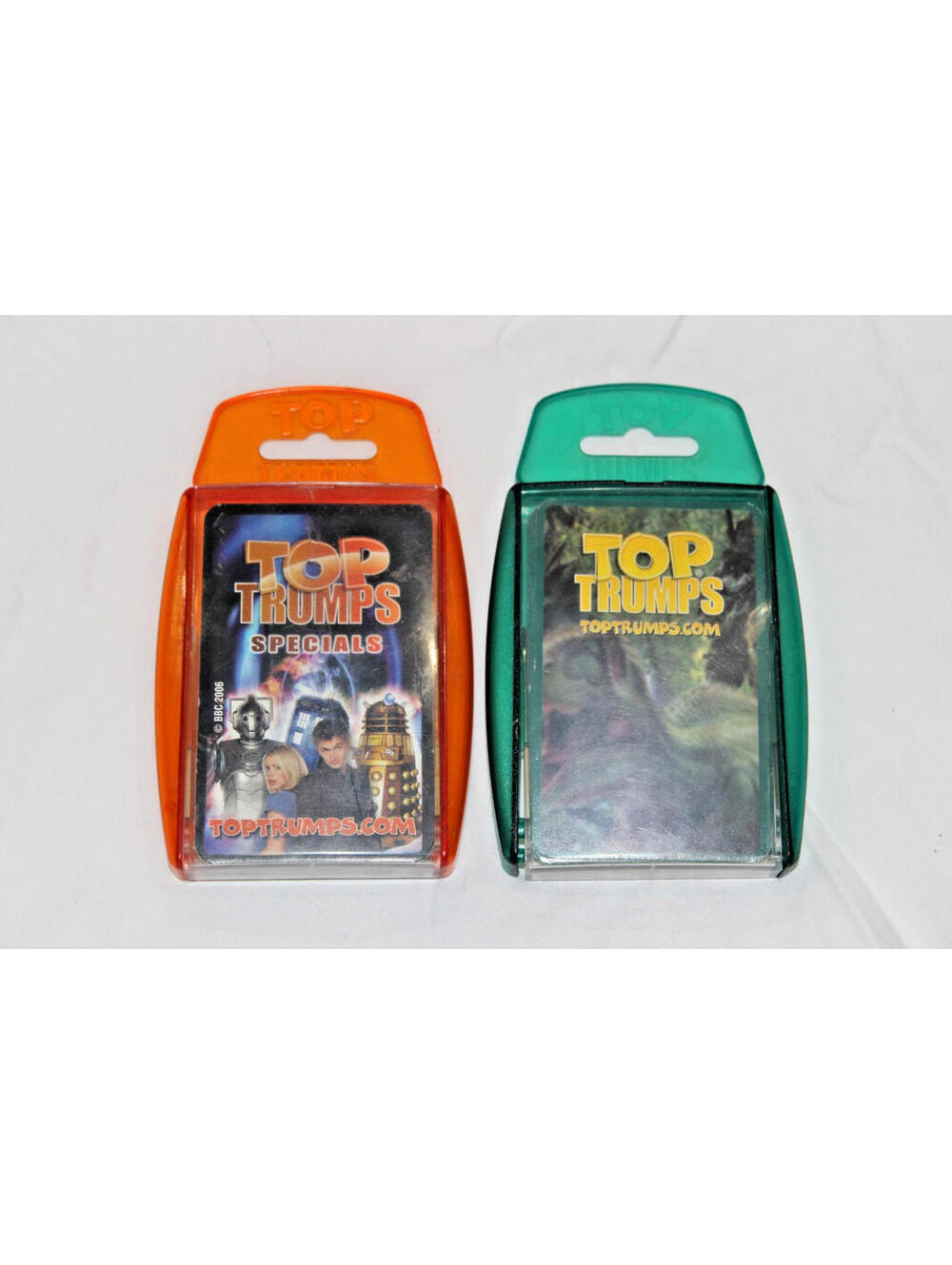 2 Sets Top Trumps Card Games – Dinosaurs & Doctor Who